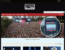 Tablet Screenshot of crowdcontrolgames.com